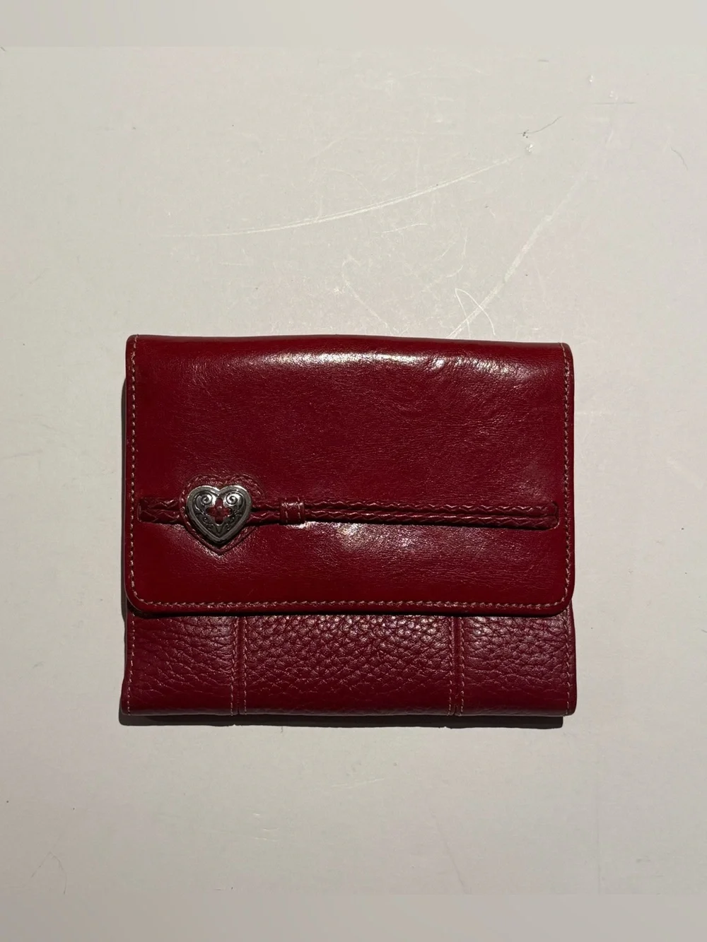 Brighton Red Leather Wallet